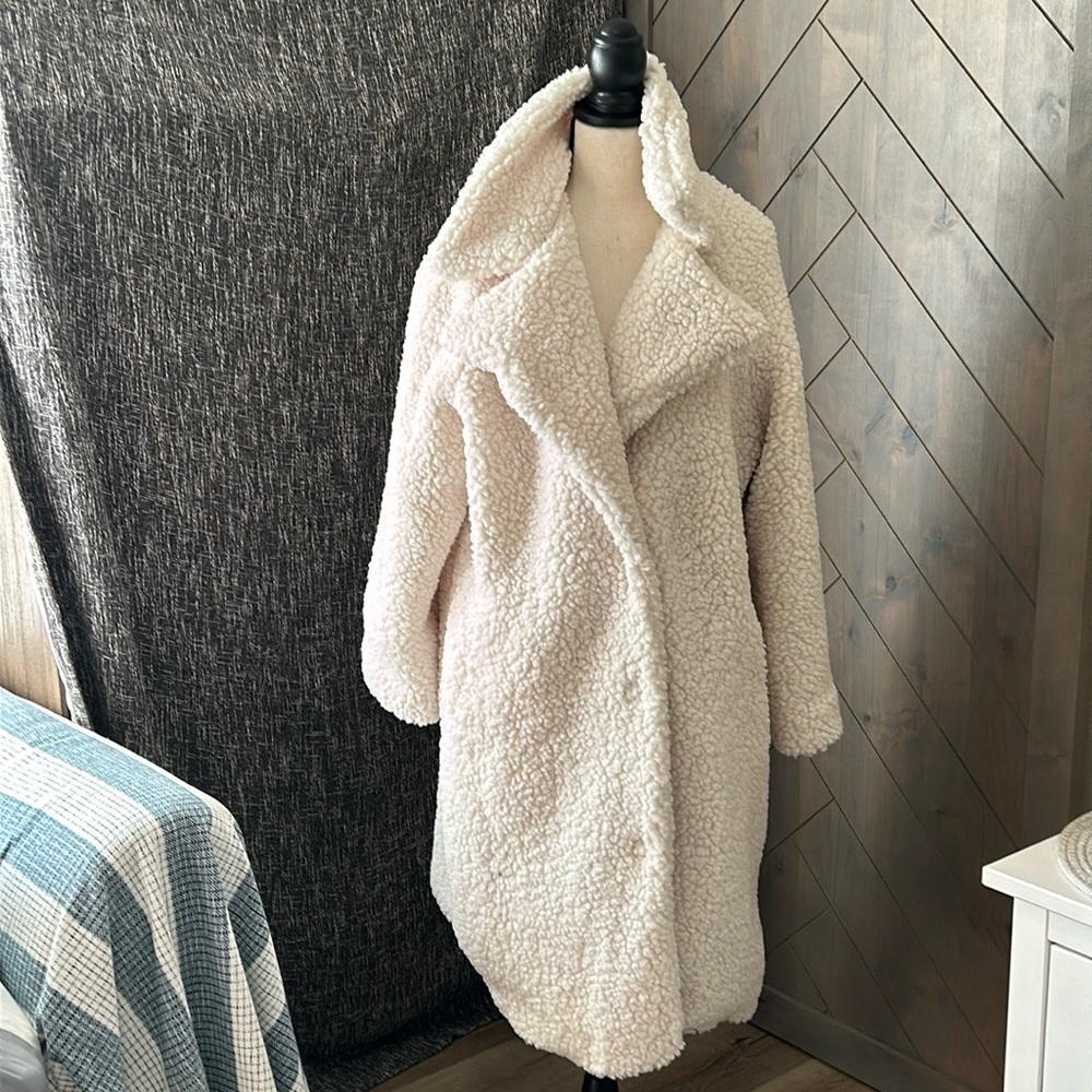 Ivory bouche winter super warm coat